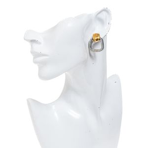 Brinco Givenchy Prateado e Dourado