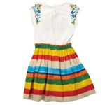 Vestido-Dolce---Gabbana-Infantil-com-Listras-Coloridas