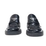 Mocassim-Prada-Chocolate-em-Couro-Preto