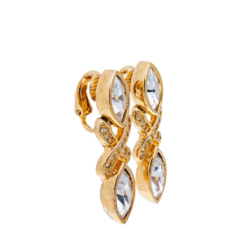 Brinco-de-Pressao-Swarovski-Vintage-Tres-Cristais