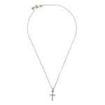 Colar-Swarovski-Pingente-Cruz-Prateado