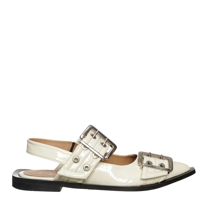 Sapatilha-Ganni-Wide-Welt-com-Fivela-Branca