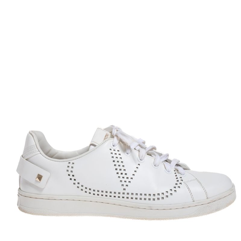 Tenis-Valentino-Garavani-Couro-Branco-