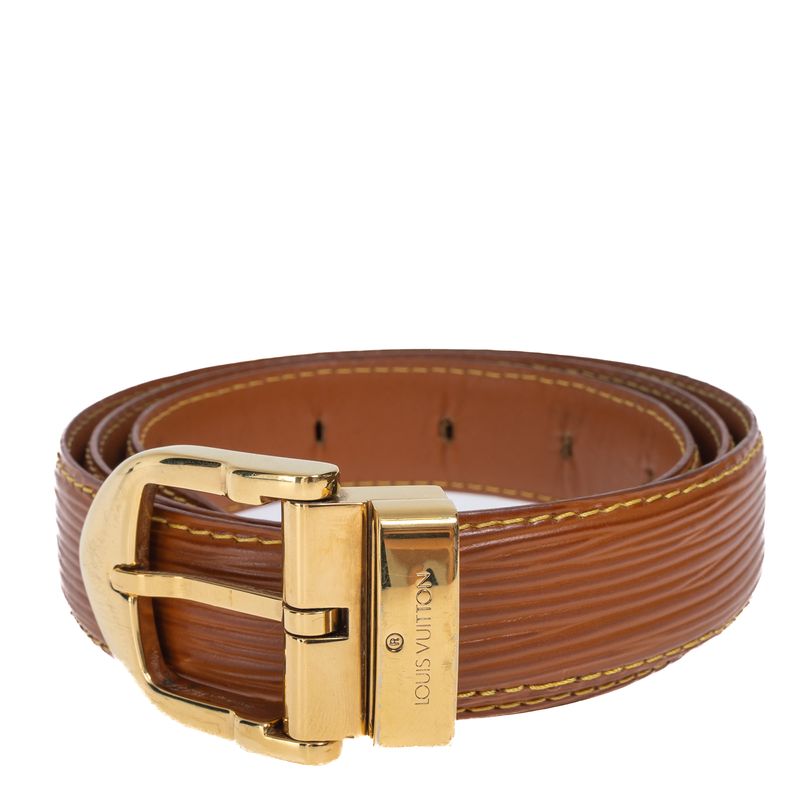 Cinto-Louis-Vuitton-Vintage-Epi-Marrom