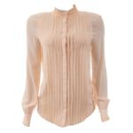 Camisa-Karl-Lagerfeld-Plissada-Rosa