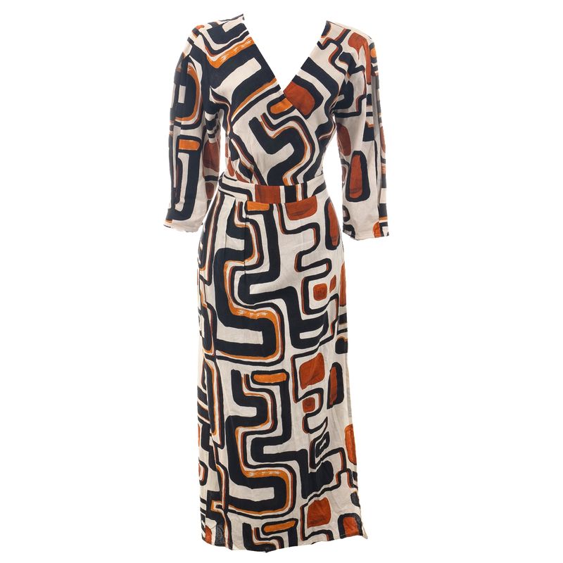 Vestido-Linnen-Transpassado-Longo-Estampado