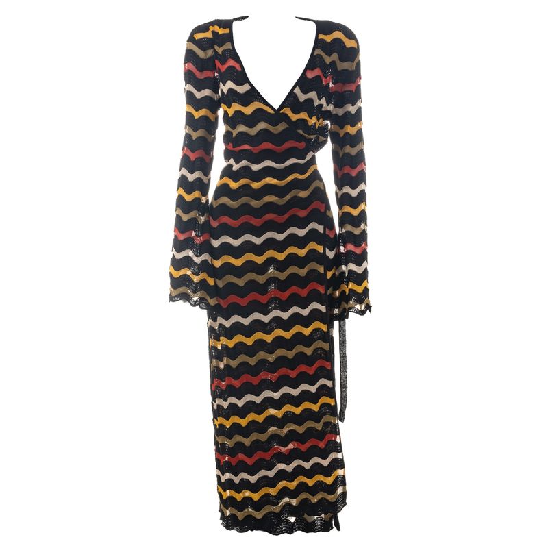 Vestido-La-Double-J-Longo-Transpassado-em-Croche-Colorido