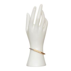 Bracelete Tiffany & Co. Lock em Ouro Branco e Amarelo
