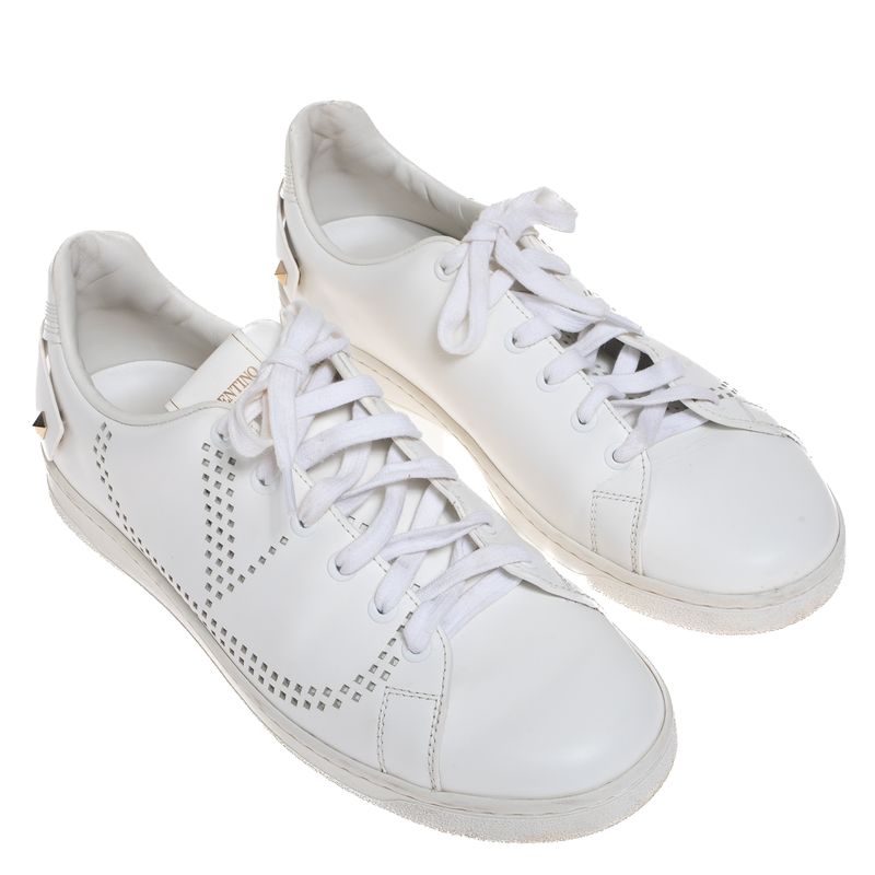 Tenis-Valentino-Garavani-Couro-Branco-