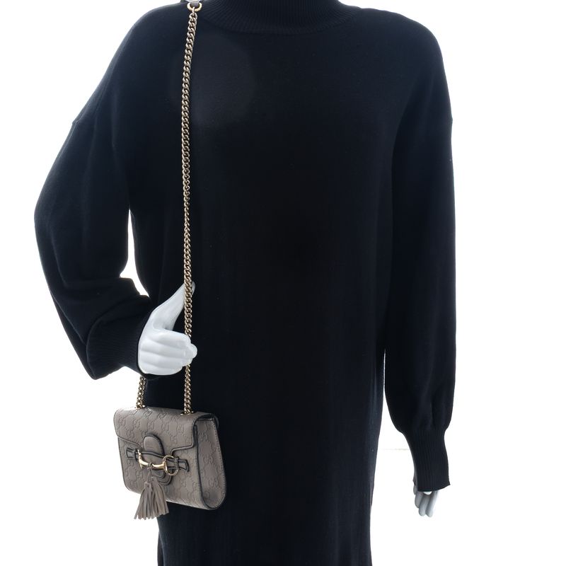 Bolsa-Gucci-Emily-Guccissima-Mini-Cinza-