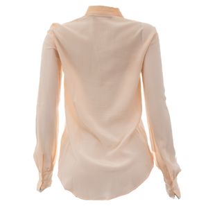 Camisa Karl Lagerfeld Plissada Rosa