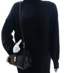 Bolsa-Celine-16-Pequena-em-Couro-Preta