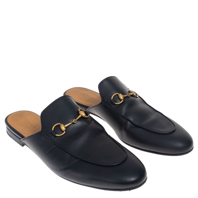 Sapato-Gucci-Princetown-Mule-Preto-