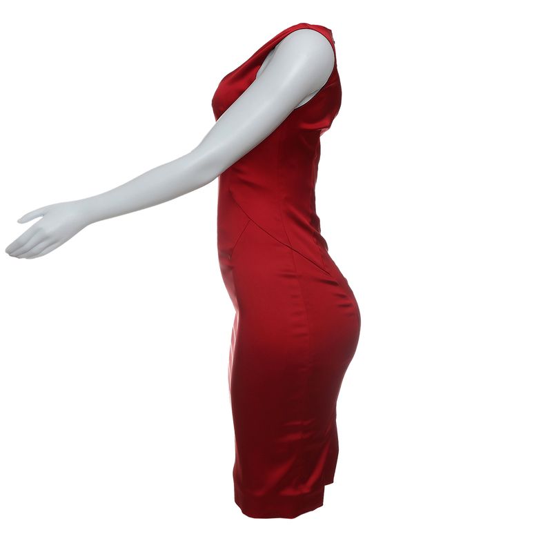 Vestido-Dolce---Gabbana-Cetim-Vermelho-