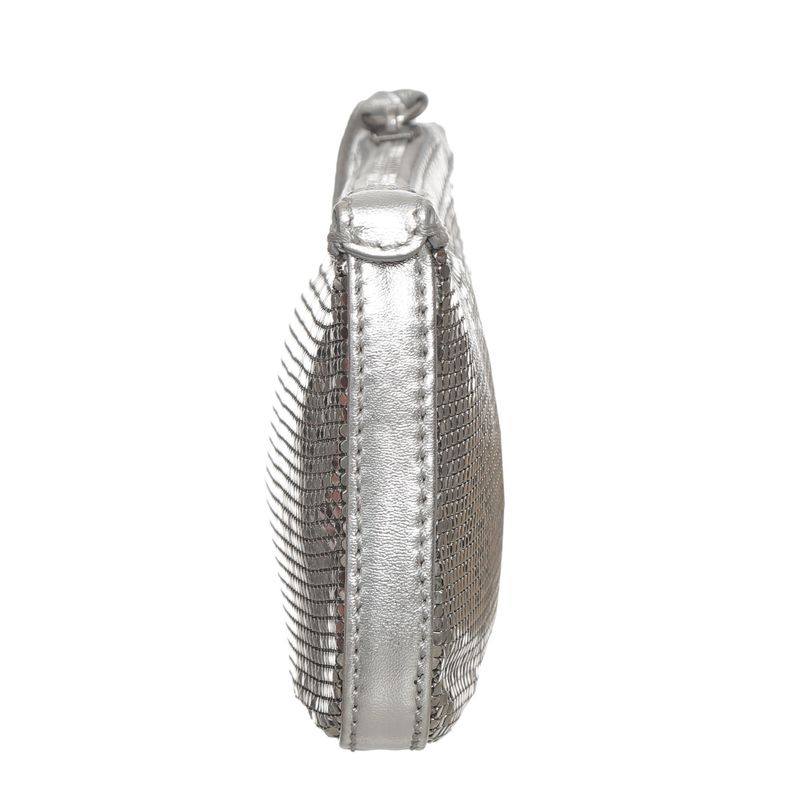 Bolsa-Chloe-Clutch-Malha-Metalica