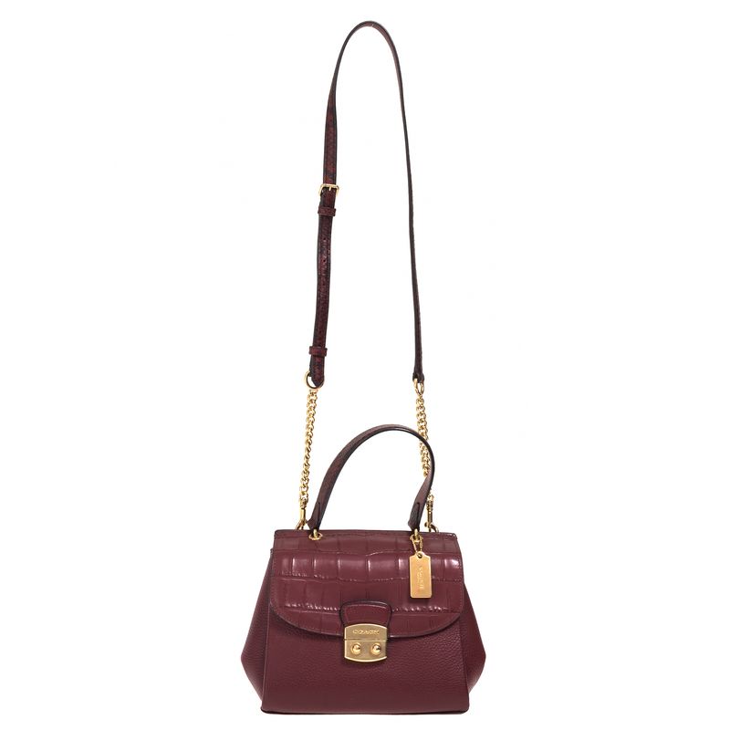 Bolsa-Coach-Couro-Texturizado-Vinho