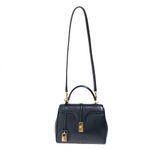 Bolsa-Celine-16-Pequena-em-Couro-Preta