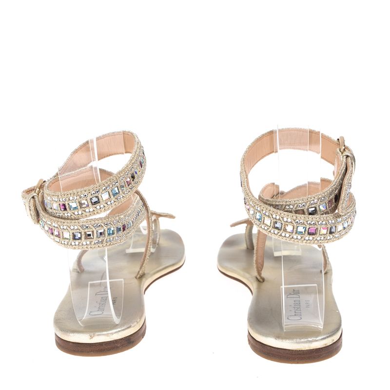 Sandalia-Christian-Dior-Rasteira-Dourada