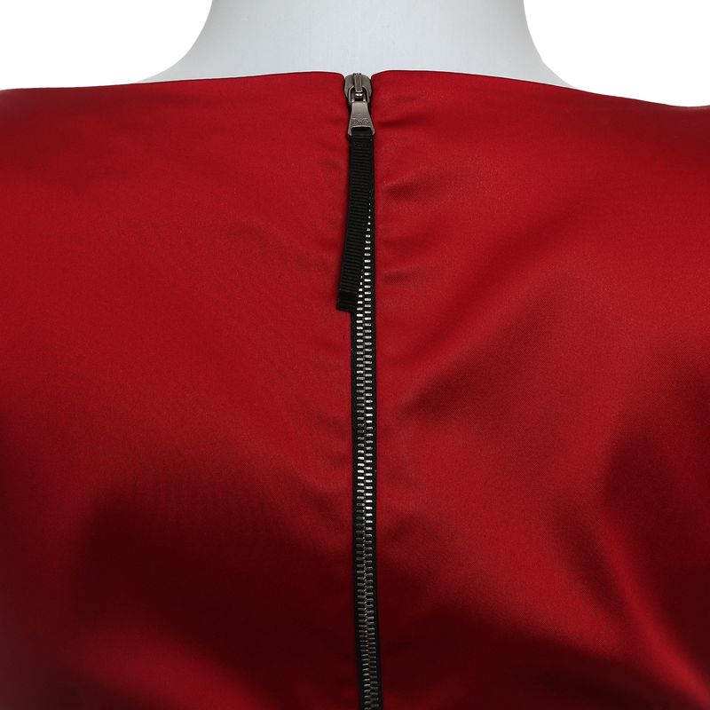 Vestido-Dolce---Gabbana-Cetim-Vermelho-