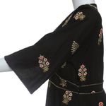 Vestido-Cris-Barros-Linho-Bordado-Preto