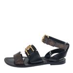 Sandalia-Louis-Vuitton-Rasteira-Academy-Monograma