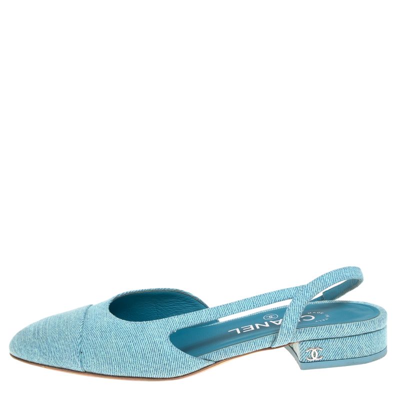 Sapato-Chanel-Slingback-Jeans-Azul