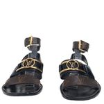 Sandalia-Louis-Vuitton-Rasteira-Academy-Monograma