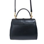 Bolsa-Celine-16-Pequena-em-Couro-Preta