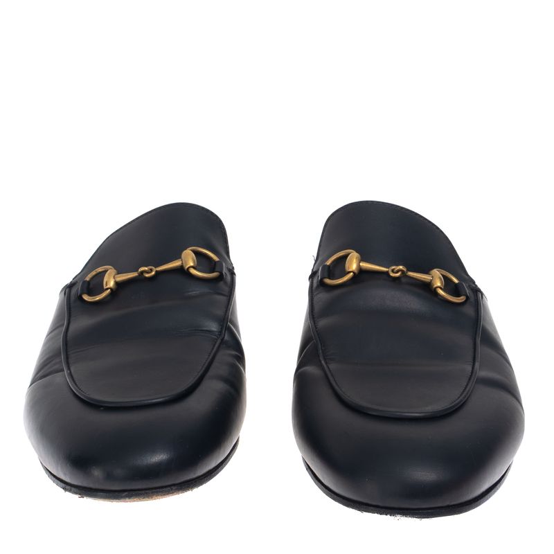 Sapato-Gucci-Princetown-Mule-Preto-