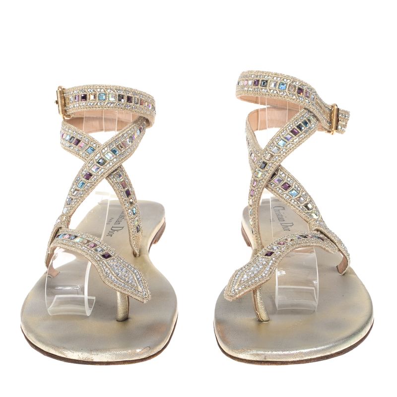 Sandalia-Christian-Dior-Rasteira-Dourada