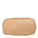 Bolsa-Dior-Panarea-Tote-Cannage-Tecido-Bege