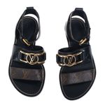 Sandalia-Louis-Vuitton-Rasteira-Academy-Monograma