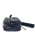 Bolsa-Saint-Laurent-Pochete-Lou-em-Couro-Marinho