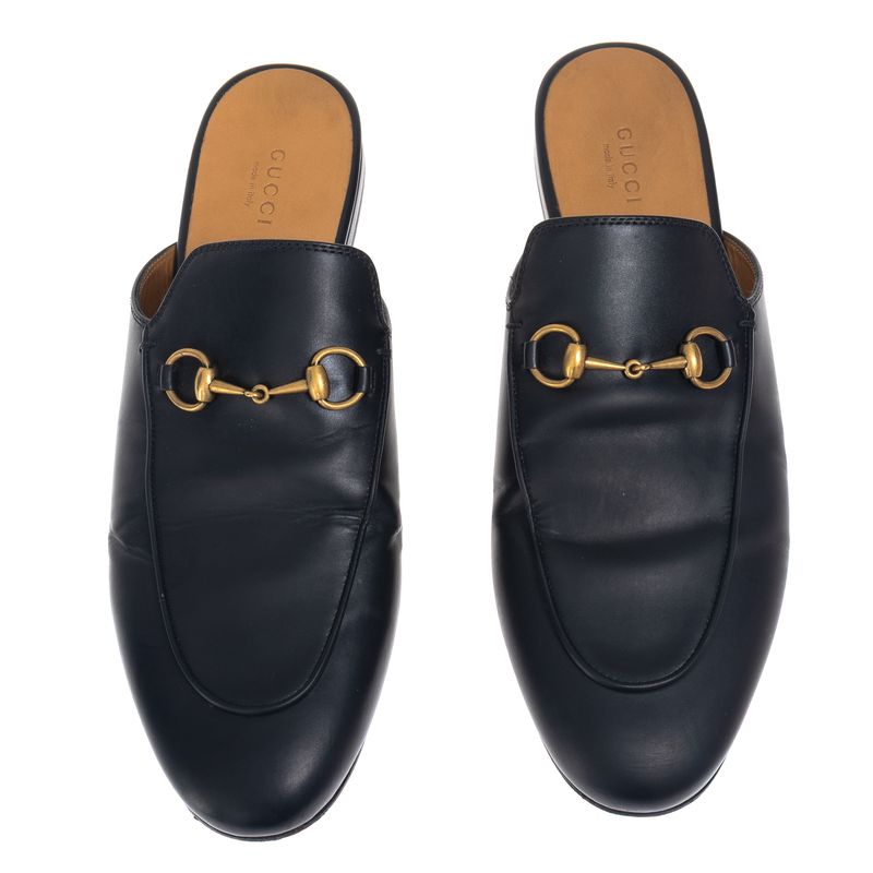 Sapato-Gucci-Princetown-Mule-Preto-