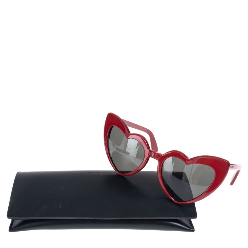 Oculos-Saint-Laurent-Coracao-Vermelho-