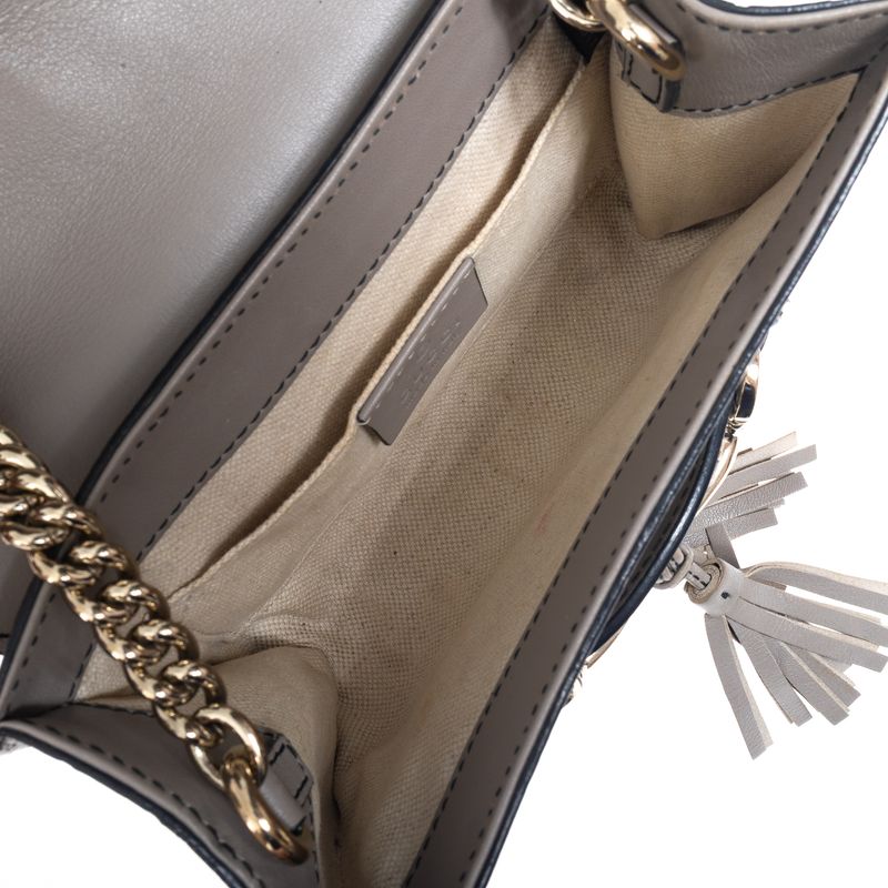 Bolsa-Gucci-Emily-Guccissima-Mini-Cinza-