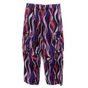 Calça NV Estampada Roxa