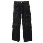 Calca-NV-Cargo-Jeans-Escura