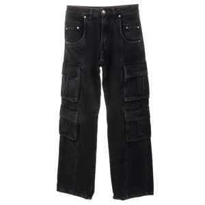 Calça NV Cargo Jeans Escura