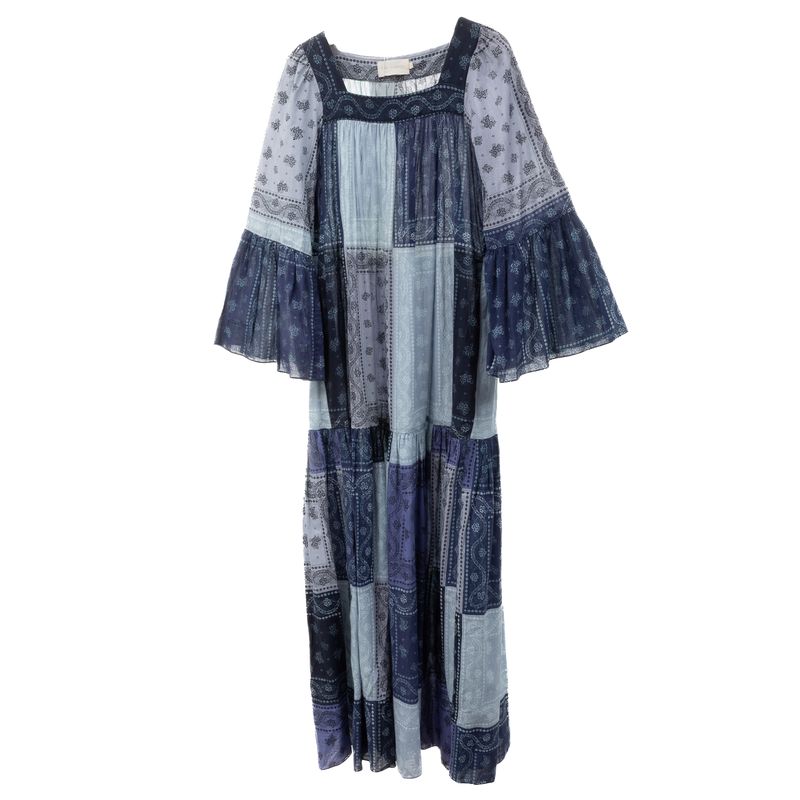 Vestido-Cris-Barros-Azul-Longo