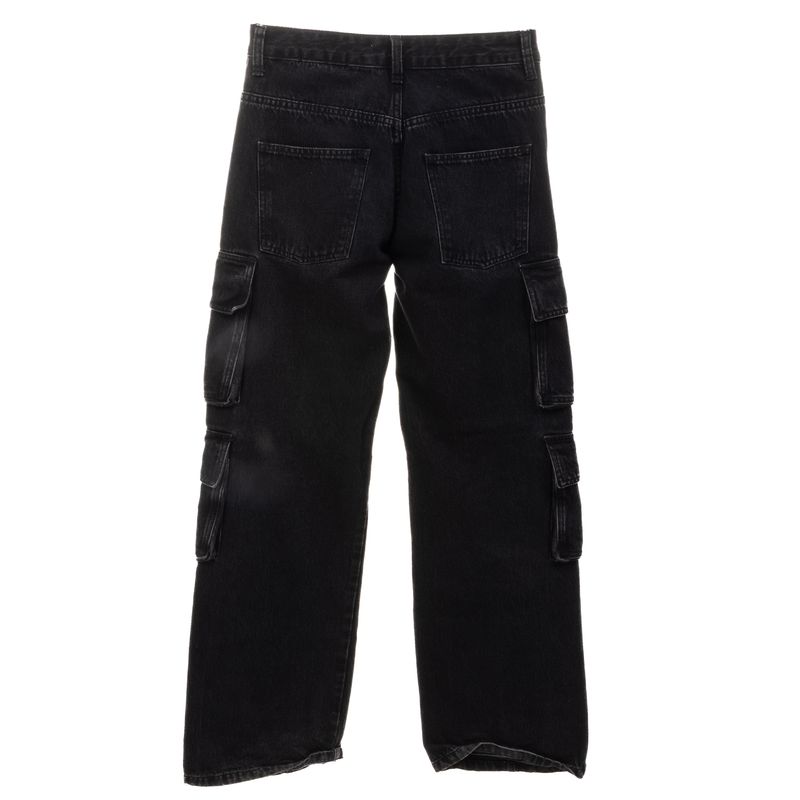 Calca-NV-Cargo-Jeans-Escura