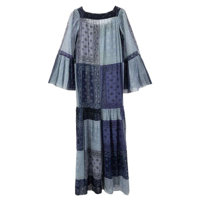 Vestido-Cris-Barros-Azul-Longo