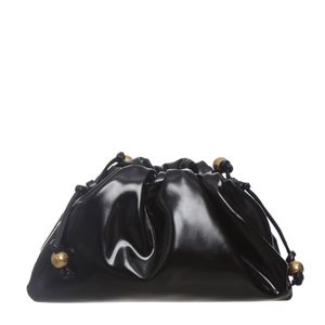 Bolsa Bottega Veneta Mini Pouch Vinil Preta
