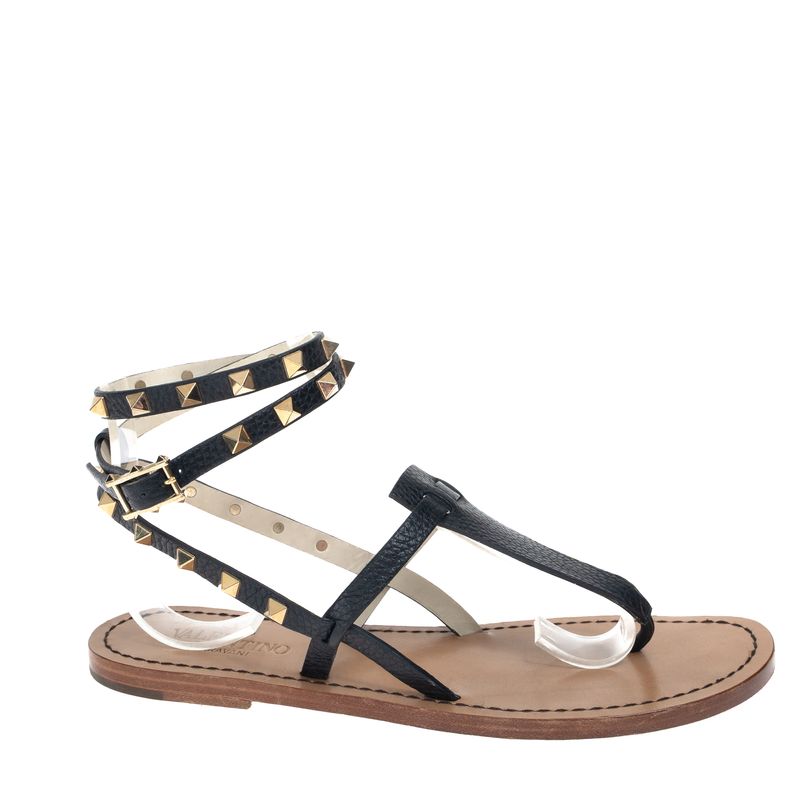 Sandalia-Valentino-Garavani-Rasteira-Preta-