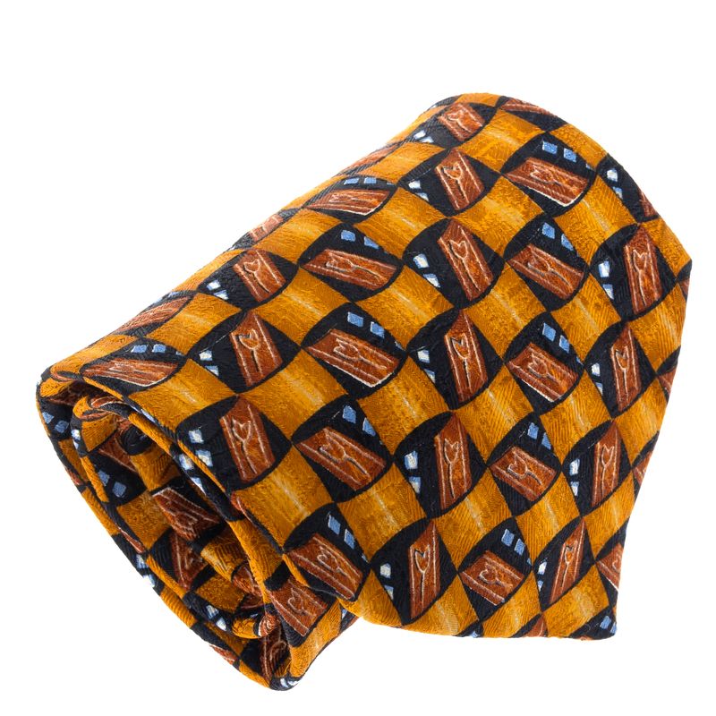 Gravata-Zegna-Amarelo-e-Azul