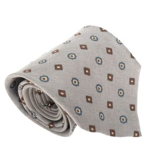 Gravata Zegna Linho Cinza
