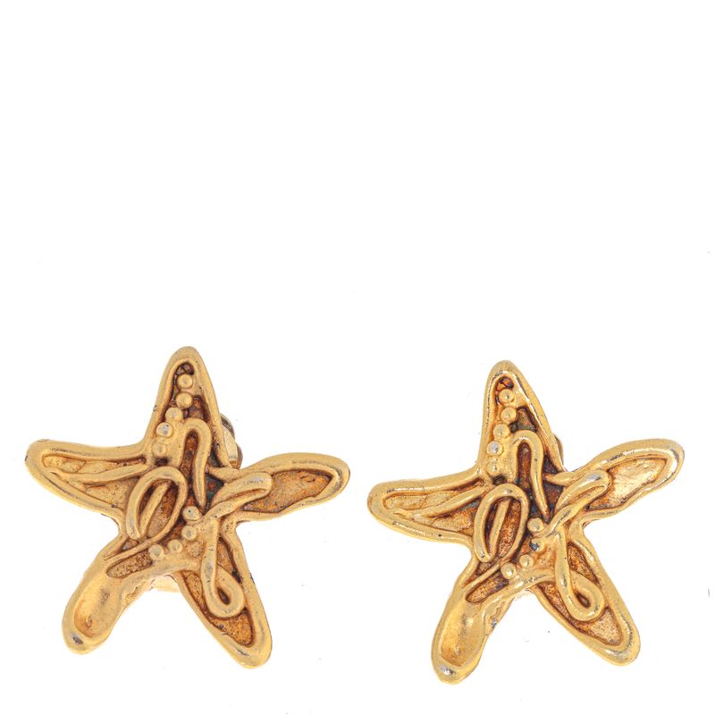 Brinco-de-Pressao-Vintage-Estrela-Dourado