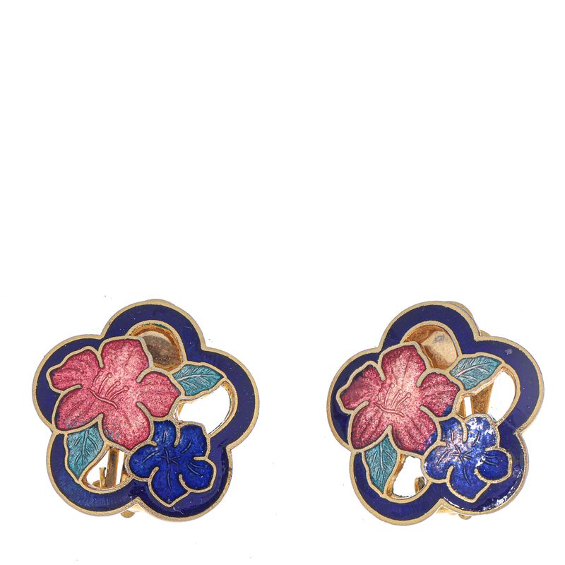 Brinco-de-Pressao-Vintage-Flor-Esmaltada