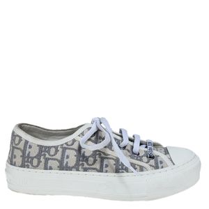 Tênis Christian Dior Canvas Cinza