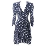 Vestido-Diane-Von-Furstenberg-Transpassado-Azul-e-Branco